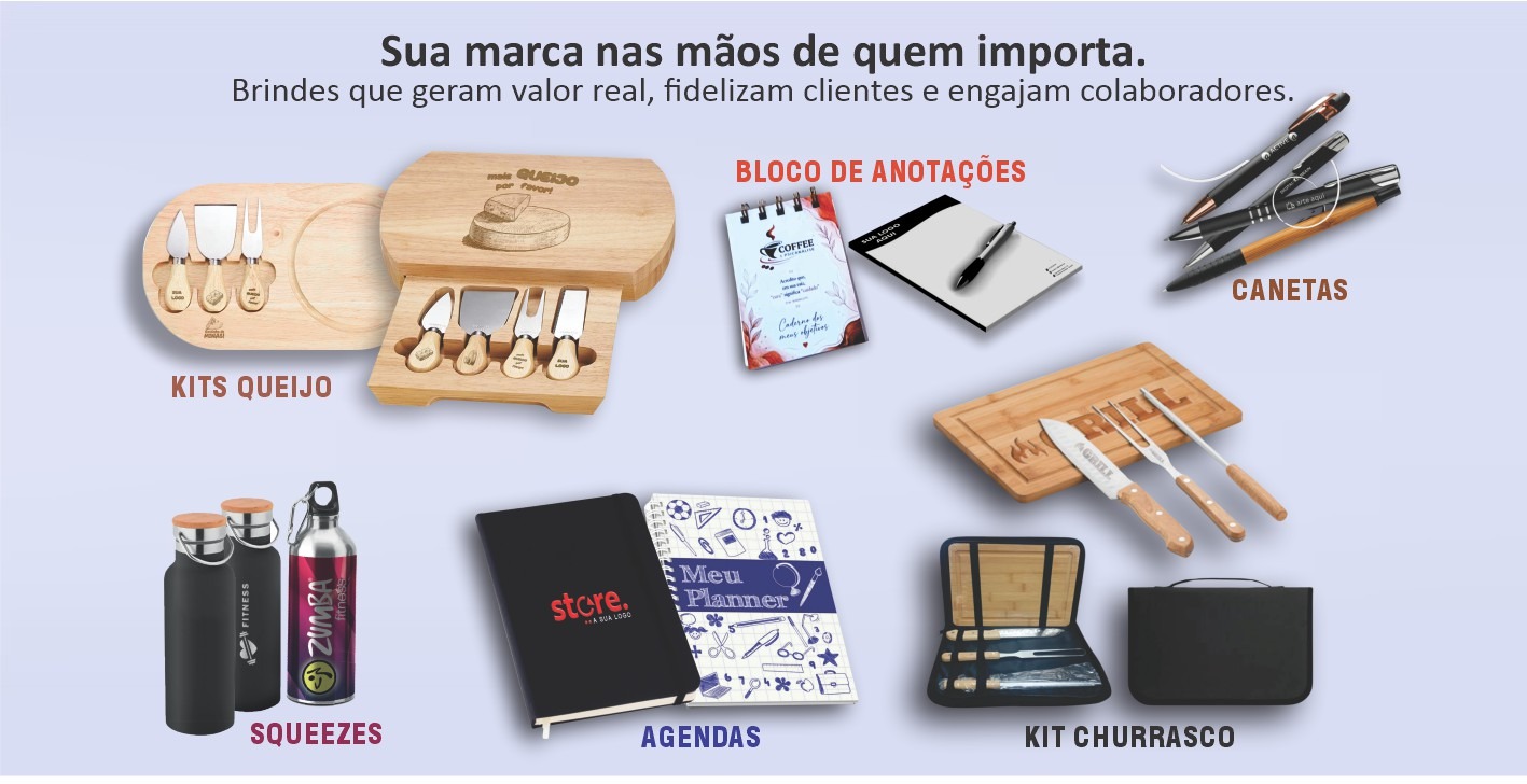 Brindes personalizados — Sua marca nas mãos de quem importa