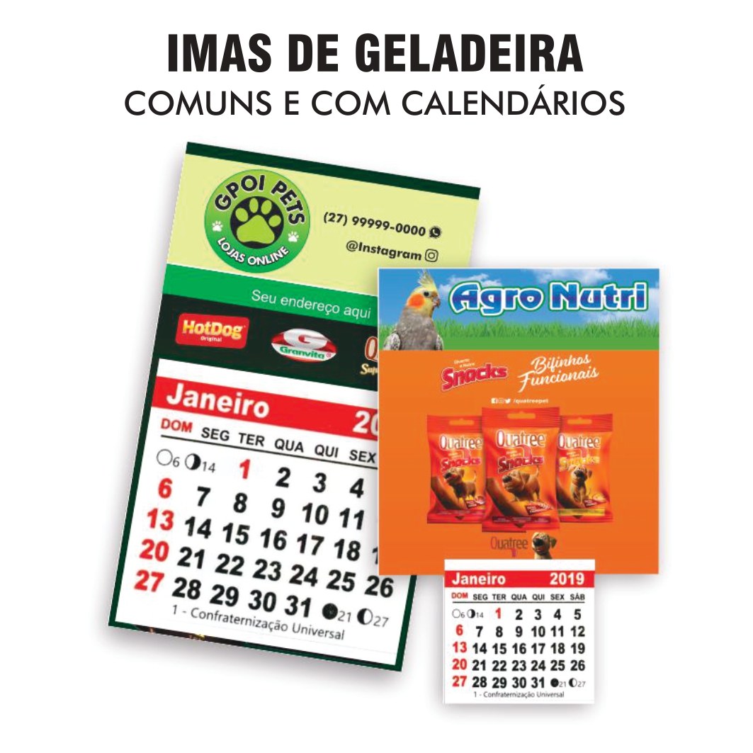 Ímãs de geladeira