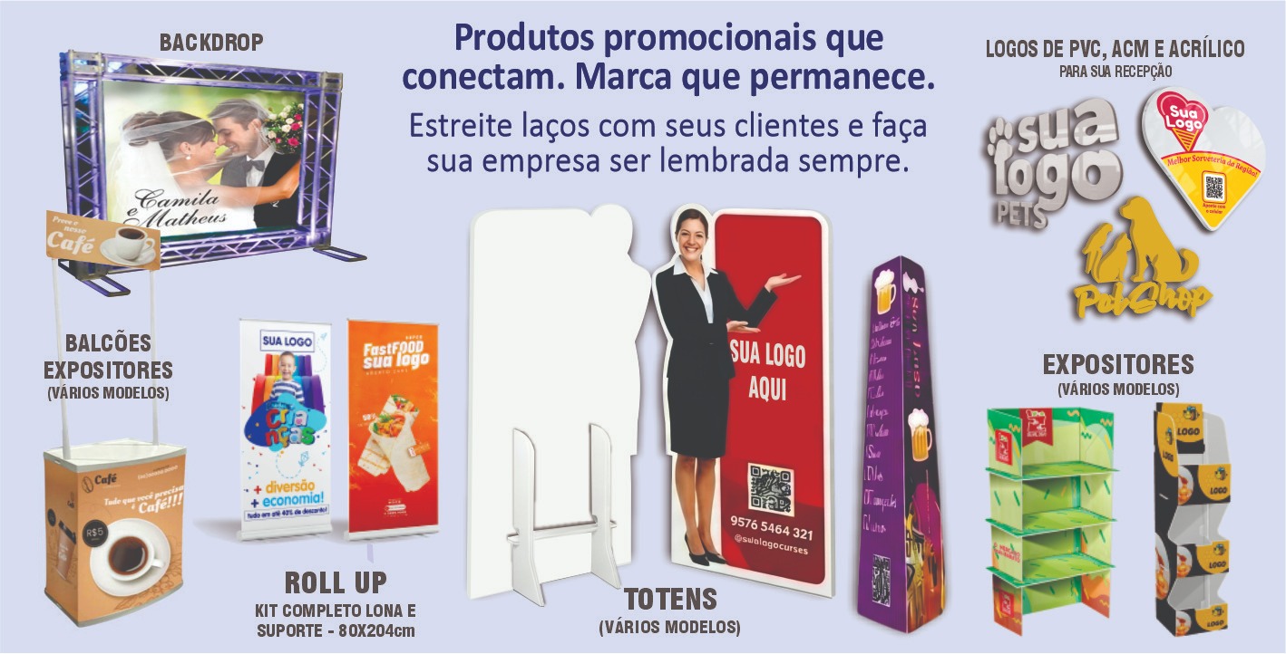 Produtos Promocionais — Marca que permanece